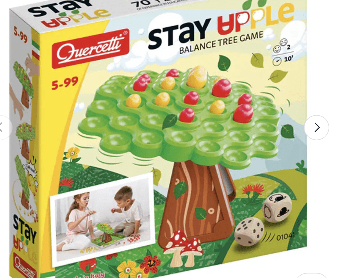Stay apple  balance tree game