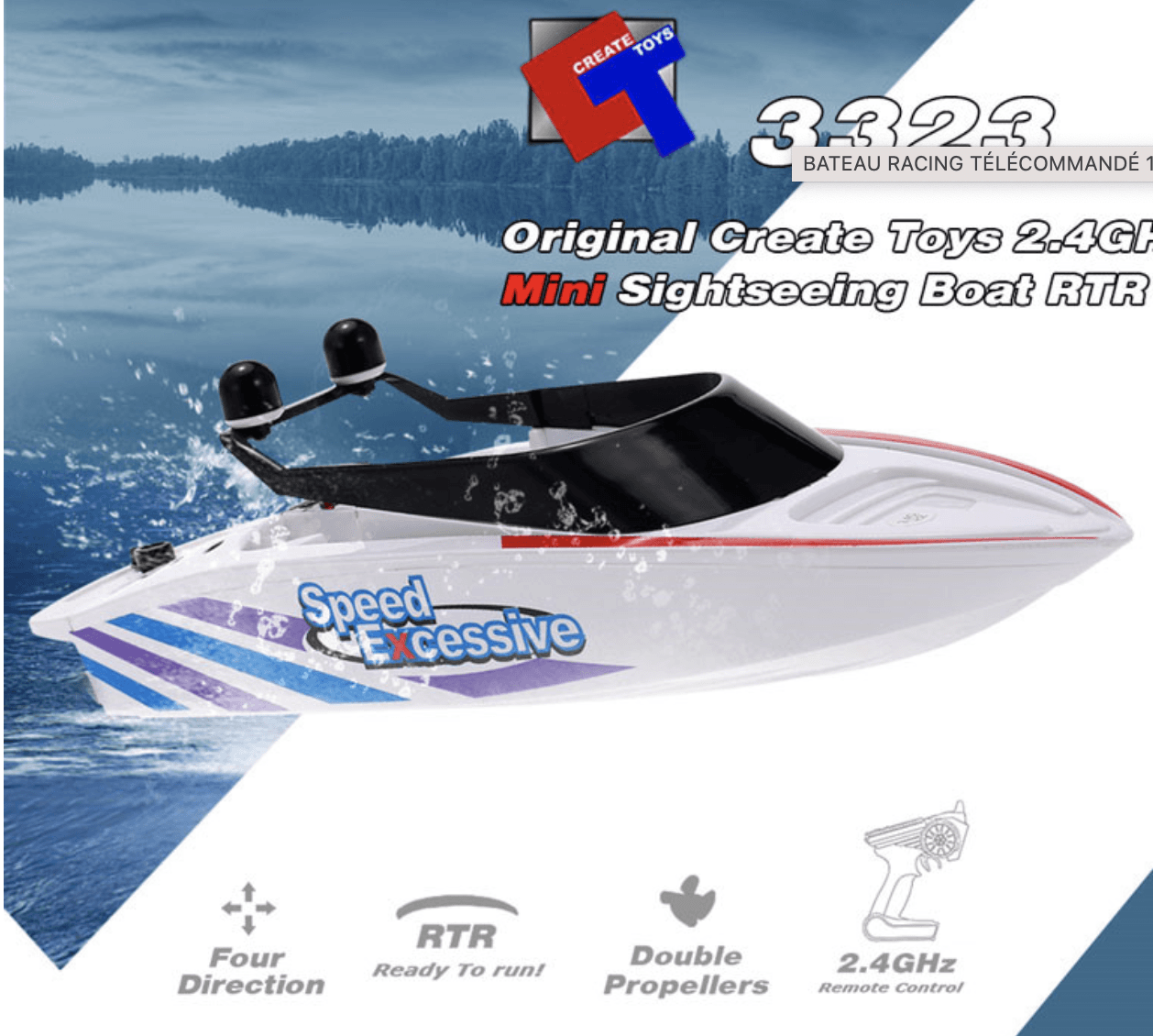 BATEAU RACING TÉLÉCOMMANDÉ